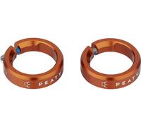 Peaty's Anillos de sujeción Monarch Grips naranja one_size