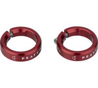 Peaty's Anillos de sujeción Monarch Grips rojo one_size