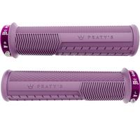 Peaty's Empuñaduras de manillar Monarch Pro Grip Knurl Lock-On lila 32 - 34 mm