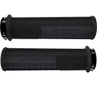 Peaty's Empuñaduras de manillar Monarch Pro Grip Knurl Lock-On negro 32 - 34 mm