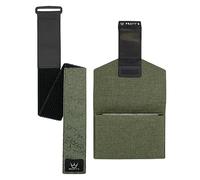 Peaty's Holdfast Bolsa Portaherramientas para Bicicleta - Impermeable con Sistema Antideslizante y Bolsillo con Cremallera, Organizador Reflectante para Herramientas de Ciclismo sin Mochila - Verde