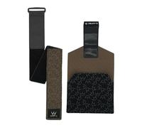 Peaty's Holdfast Bolsa Portaherramientas para Bicicleta - Impermeable con Sistema Antideslizante y Bolsillo con Cremallera, Organizador Reflectante para Herramientas de Ciclismo sin Mochila - Tierra