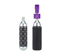 Peaty's Holeshot CO2 Kit de Inflador de Neumáticos Bomba de Cartucho de CO2 + lila one_size