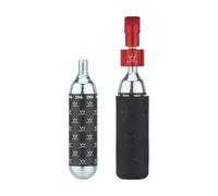 Peaty's Holeshot CO2 Kit de Inflador de Neumáticos Bomba de Cartucho de CO2 + rojo one_size