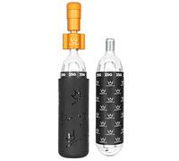Peaty's Holeshot - Kit de inflador de neumáticos de CO2, inflador de neumáticos de Bicicleta con Cartuchos de CO2, diseño Compacto de línea Recta para un máximo Flujo de Aire e inflado rápido, Funda