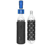 Peaty's Holeshot Kit Inflador de Neumáticos CO2 - Diseño Compacto de LíNEA Recta para Inflado RáPido, Compatible con Válvula Presta para Bicicletas de Montaña y Carretera - 2 x 25g, Azul