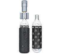 Peaty's Holeshot Kit Inflador de Neumáticos CO2 - Diseño Compacto de LíNEA Recta para Inflado RáPido, Compatible con Válvula Presta para Bicicletas de Carretera y Gravel - 2 x 16g, Gris