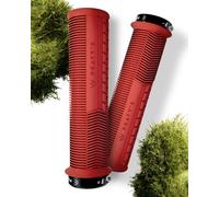Peaty's Monarch Grips-Mangos Gruesos y Negros, Unisex Adulto Mushroom, Thin rojo