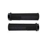 Peaty's Puños de manillar Knurl Lock-On Monarch Grips negro thin