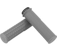 Peaty's Puños de manillar Knurl Lock-On Monarch Grips gris thick