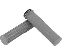 Peaty's Puños de manillar Knurl Lock-On Monarch Grips gris thin