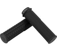 Peaty's Puños de manillar Knurl Lock-On Monarch Grips negro thick