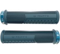 Peaty's Puños de manillar Monarch Pro Grip Mushroom Lock-On azul 32 - 34 mm