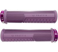 Peaty's Puños de manillar Monarch Pro Grip Mushroom Lock-On lila 30 - 32 mm