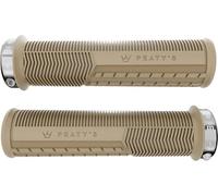 Peaty's Puños de manillar Monarch Pro Grip Mushroom Lock-On marrón 30 - 32 mm