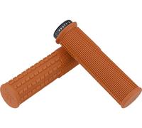 Peaty's Puños para manillar Monarch Grips Mushroom Lock-On naranja thick