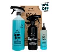 Peaty's - Reparación y mantenimiento MTB - Clean Degrease Lube Starter Pack - Azul Azul one size