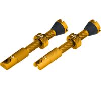 Peaty's Set de 2 válvulas Chris King Edition MK2 Tubeless amarillo SV 42 mm