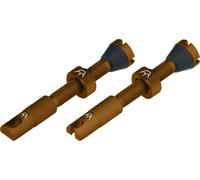 Peaty's Set de 2 válvulas Chris King Edition MK2 Tubeless marrón SV 42 mm