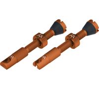 Peaty's Set de 2 válvulas Chris King Edition MK2 Tubeless naranja SV 42 mm