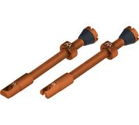 Peaty's Set de 2 válvulas Chris King Edition MK2 Tubeless naranja SV 60 mm