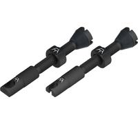 Peaty's Set de 2 válvulas Chris King Edition MK2 Tubeless negro SV 80 mm