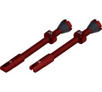 Peaty's Set de 2 válvulas Chris King Edition MK2 Tubeless rojo SV 60 mm