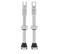 Peaty's X Chris King MK2 Tubeless Valves Presta - Integrated Spoke Key & Valve Core Removal Caps, Mountain Bike, Road & Gravel Bicycle Tyre, Insert Compatible, 7075 Aluminium - 42mm & 60mm