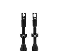Peaty's X Chris King MK2 Válvulas sin cámara Presta Bicicleta, Unisex, Negro, 60mm