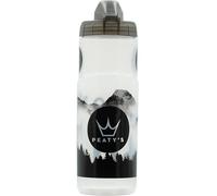 Peaty's X Fidlock Botella Magnética Bici - 600ml, Montaña Transparente | Sistema de Giro y Liberación, Soporte sin Jaula, Regular, Ciclismo