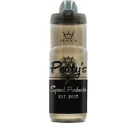 Peaty's X Fidlock Botella Magnética Bici - 600ml, Speed Products Ahumado | Sistema de Giro y Liberación, Soporte sin Jaula, Regular, Ciclismo