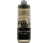 Peaty's X Fidlock Lockin Botella de Agua MagnéTica para Bicicleta con Base de Fijación - Sistema de Giro y Liberación, Soporte sin Jaula con Mecanismo de Bloqueo para Ciclismo - 600 ml