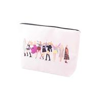 Pebarmnt Bolsa de maquillaje con texto en inglés "I'm Not Dramatic I'm Theatrical" Broadway, regalo musical, estuche para lápices, diseño teatral, ERAS, Teatral