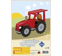 PEBARO 355S - Plantillas para Trabajar con Sierra de marquetería - Motivo: Tractor