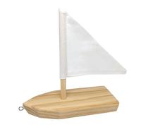 Pebaro 474 Jolle - Kit de construcción de madera para montar y pintar, para manualidades, regalo para niños, color beige