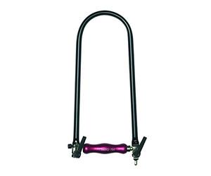 Pebaro 750K - Laubsägebogen con palanca de sujeción de plástico, negro / rojo , color/modelo surtido