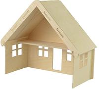 Pebaro 880/1 - Kit de construcción de Madera para casa de muñecas pequeña, Rompecabezas 3D, Juego de construcción de maquetas, Manualidades con Madera, Rompecabezas de Madera, Juego de Manualidades,