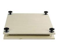 PEBARO BP1 - Prensa de flores de madera contrachapada de abedul de alta calidad de 9 mm, con 4 inserciones de cartón, 30 x 30 cm, muy estable, prensa de hojas, prensa de flores, fabricado en Alemania,