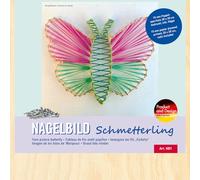 Pebaro NB1 - Figura decorativa para uñas, diseño de mariposa