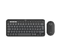 Logitech 920-012227 teclado Ratón incluido Universal RF Wireless + Bluetooth QWERTY Español Grafito