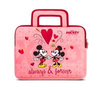 Pebble Gear Disney Always & Forever Kids Bag 8-10 Inch - Funda de Transporte Universal con Mickey & Minnie Mouse Adecuada para tabletas Infantiles Nintendo Switch, Espacio para Juguetes y Accesorios