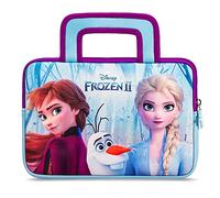 Pebble Gear Frozen 2 Carry Bag - Universal Neoprene Kids carrry Bag in Disney Frozen 2-Design, for 7' Tablets (Fire 7 Kids Edition, Fire HD 8 Case), Durable Zip, Elsa, Anna and Olaf