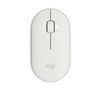 Logitech Pebble M350 Blanco - Ratón inalámbrico Bluetooth