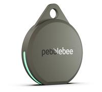 Pebblebee Clip 5 | Etiqueta rastreadora Bluetooth recargable para llaves y bolsas | Alternativa a Air Tag y rastreadores Android | Sirena de 130 dB, luz estroboscópica LED brillante, batería de 12