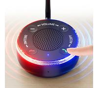 PebblePulse Amplificador de altavoz para teléfono, timbre externo para teléfono celular con tono de llamada fuerte y alerta de flash LED, responde llamadas directamente, ideal para uso doméstico