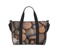 Pebbles In The Beach - Bolsa de viaje para hombre y mujer. Material duradero y diseño elegante, adecuado para viajes de negocios y ocio.