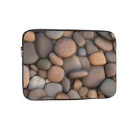Pebbles in the beach - Bolsa para laptop, práctica a prueba de golpes, impresión elegante de 10 pulgadas, para viajes de negocios, trabajo y oficina