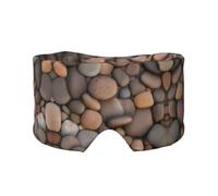 Pebbles in The Beach - Orejeras para dormir y meditar y viajar, transpirable, ajustable y cobertura completa
