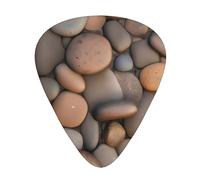 Pebbles in the beach - Púas de guitarra finas, medianas, pesadas, 12 piezas, adecuadas para guitarra, bajo, guitarra eléctrica, ukelele, púas de guitarra resistentes al desgaste,