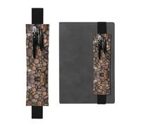 Pebbles in The Beach - Soporte ajustable de piel para bolígrafos, cuadernos, calendarios, tabletas, marcapáginas y soporte para lápices